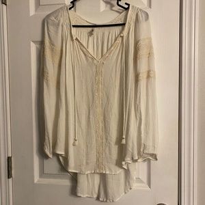 Amuse Society Embroidered Blouse